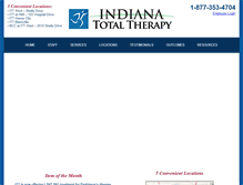 Tablet Screenshot of indianatotaltherapy.com